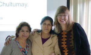 Lucia Cheuquian Elgueta, Maria Angelica Relmuan Alvarez and Dr. Cindy Hanson. (Photo courtesy of Dr. Cindy Hanson).